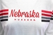 Womens Nebraska Huskers Retro Stripe LS Tee - AT-C5158