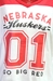 Womens Nebraska Huskers Sparkle Oversize Jersey Top - AT-F7121