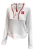 Womens Nebraska Quarter Zip Waffle Sweater - AW-H9182