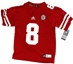 Youth Nebraska #8 Red Jersey - YT-75271