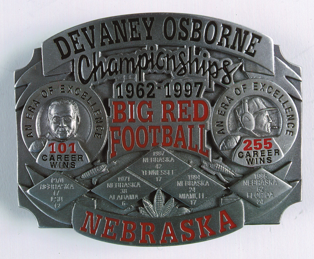 nebraska belt buckle