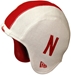 N ERA WHITE KNIT HELMET HAT - HT-51383